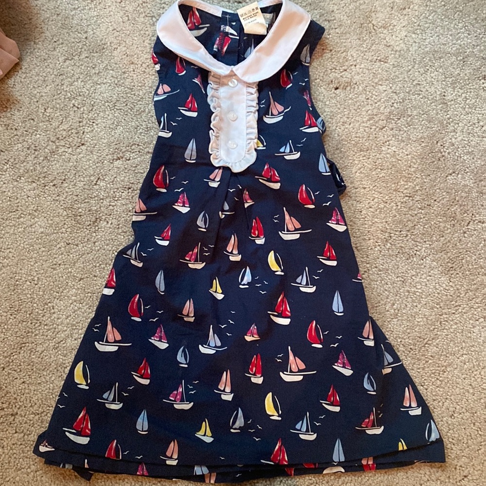 Sailboat dress.